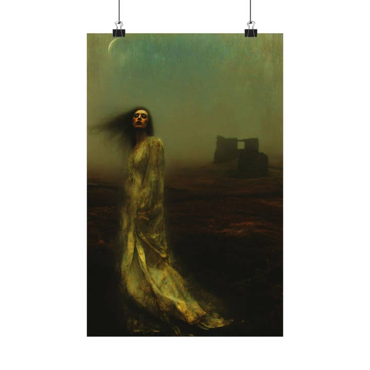 Moorland Ghost Art Print for wholesale by Ye Curiosity Shoppe