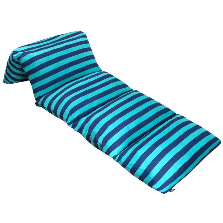 Blue Stripes Microfiber Pillow Lounger for wholesale by Wildkin