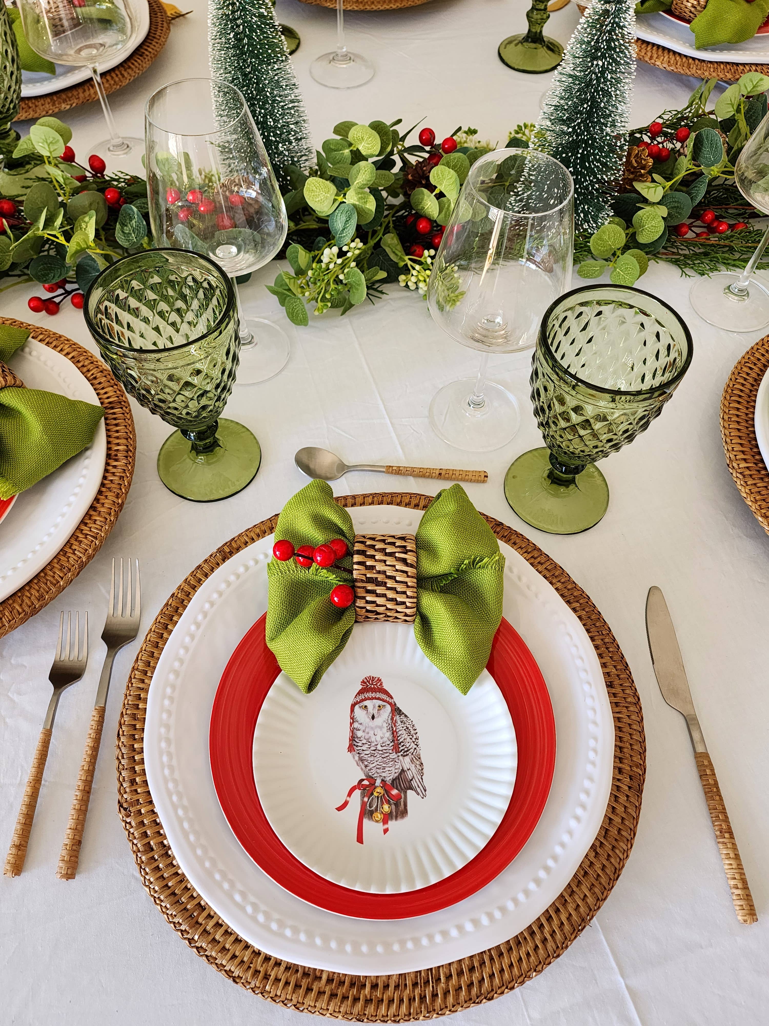 Artifacts Trading Company – wholesale Charger plate – Rattan Open Weave Charger Plate7