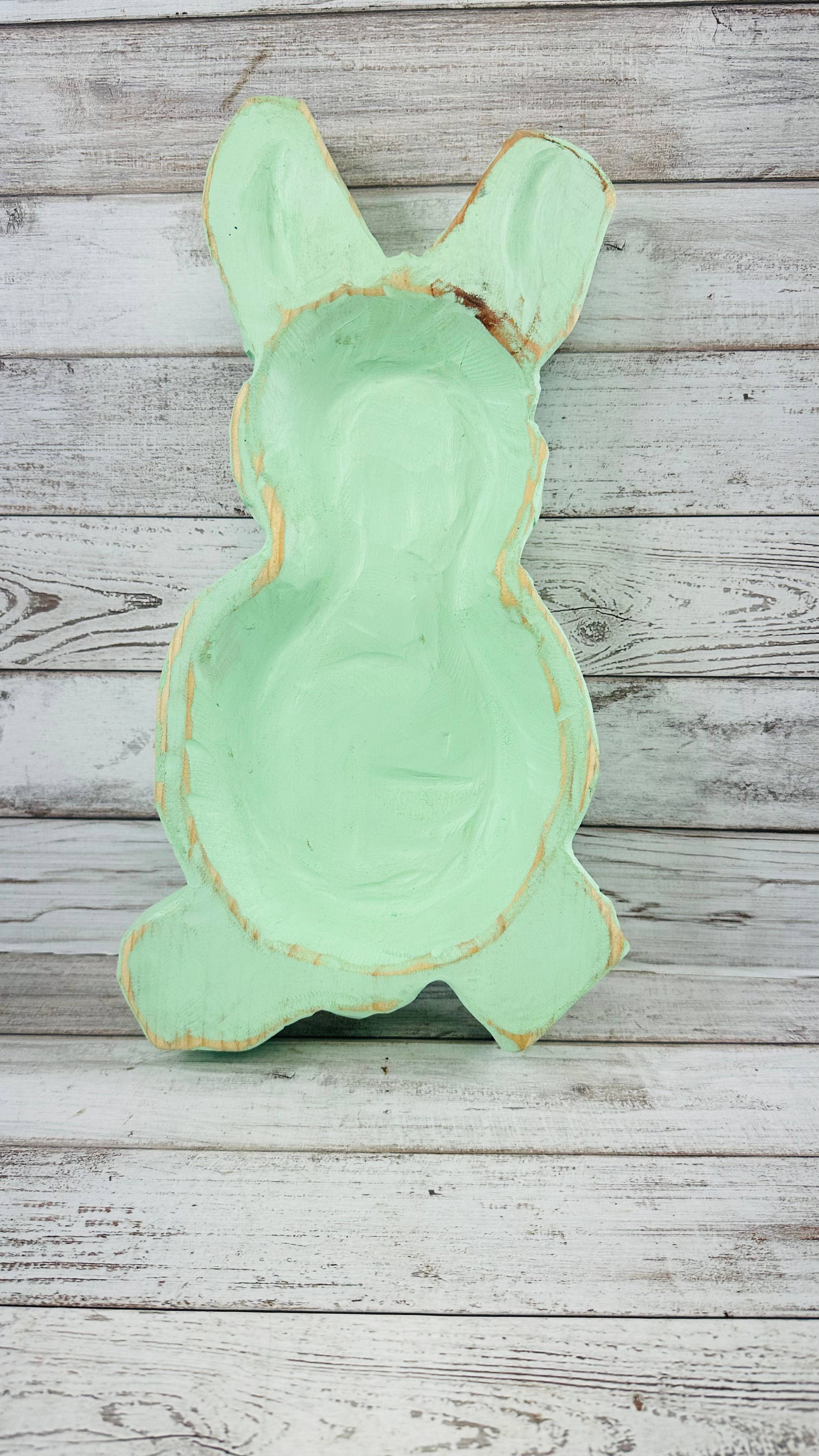 VALENTINA IMPORTS INC - Wholesale Candle Holder - Easter Rabbit Dough Bowl  Candle Ready 6