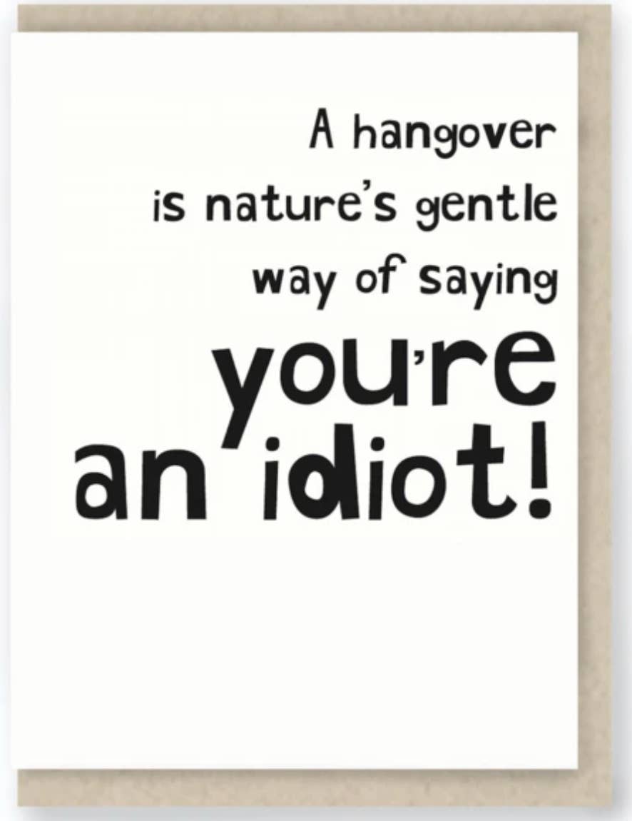 Hit and Run Greetings - Wholesale Everyday Greeting Card - Funny Hangover Wine Drinking Greeting Card0