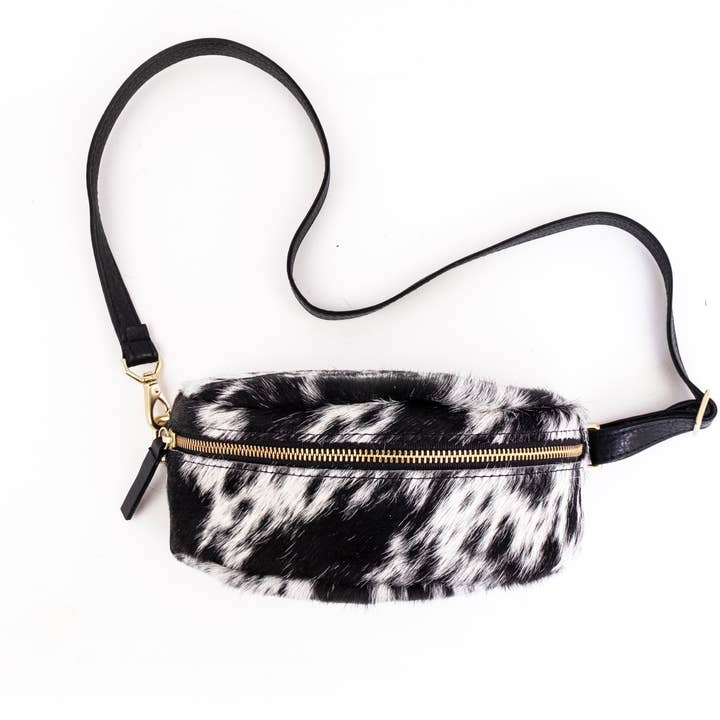 Gürteltasche - Salz + Pfeffer Haar auf Fell für den Großhandel von Primecut