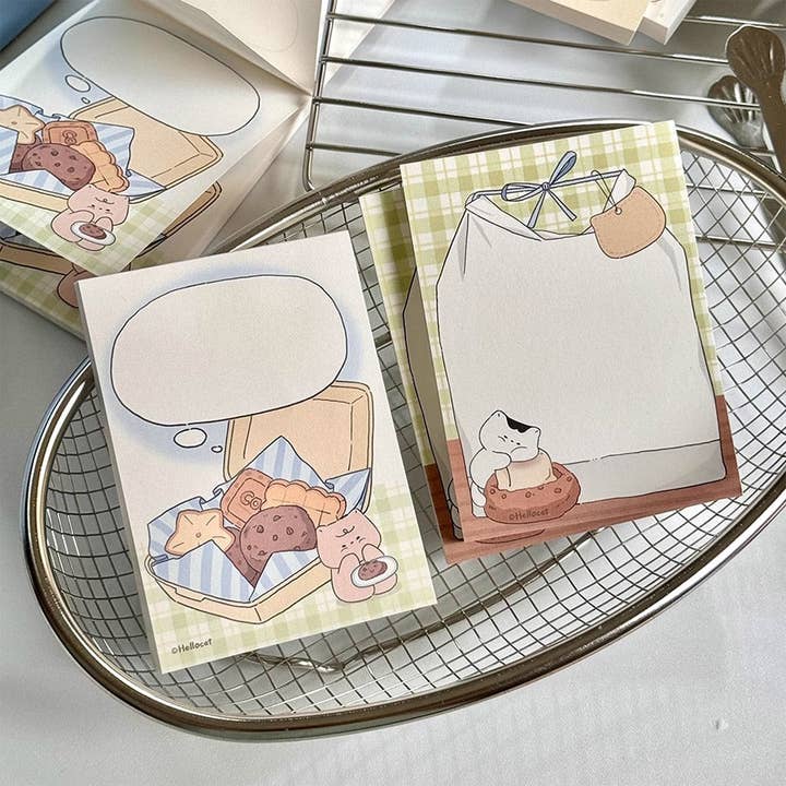 Hello Claws Limited - Wholesale Notepad - Hello Cat | Cookie Memo Note Pad12