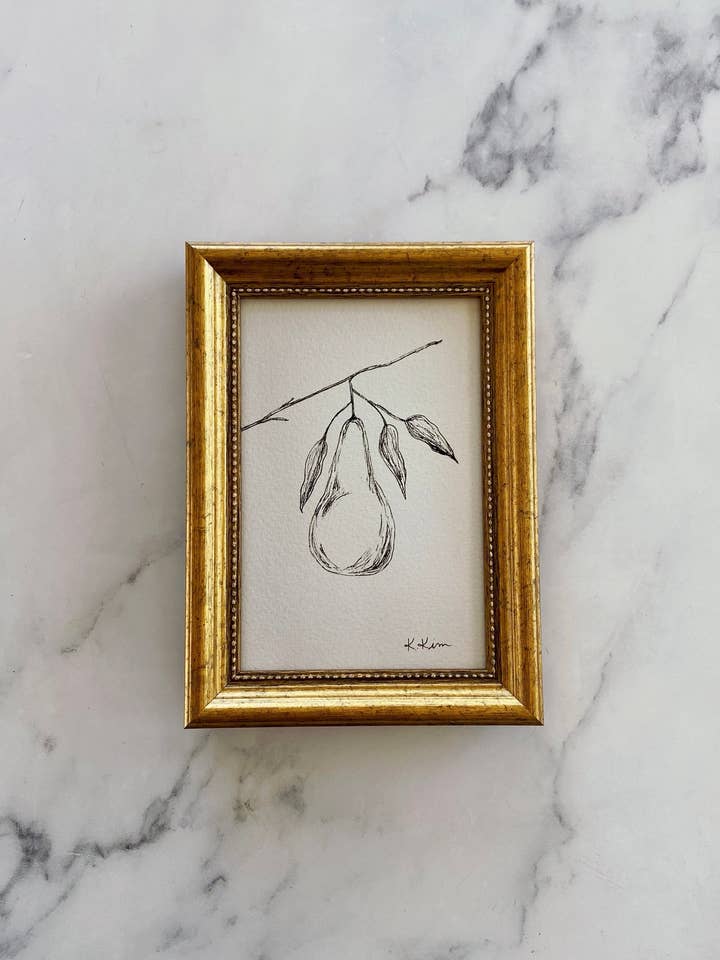 PEAR IV - Art Print (unframed) for wholesale by Krista Kim Studio