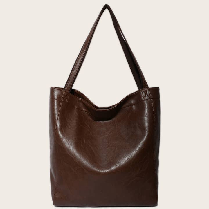 ACCITY - Wholesale Tote Bag - Women's - WOMEN SOFT PU LEATHER TOTE BAG_CWAB05613