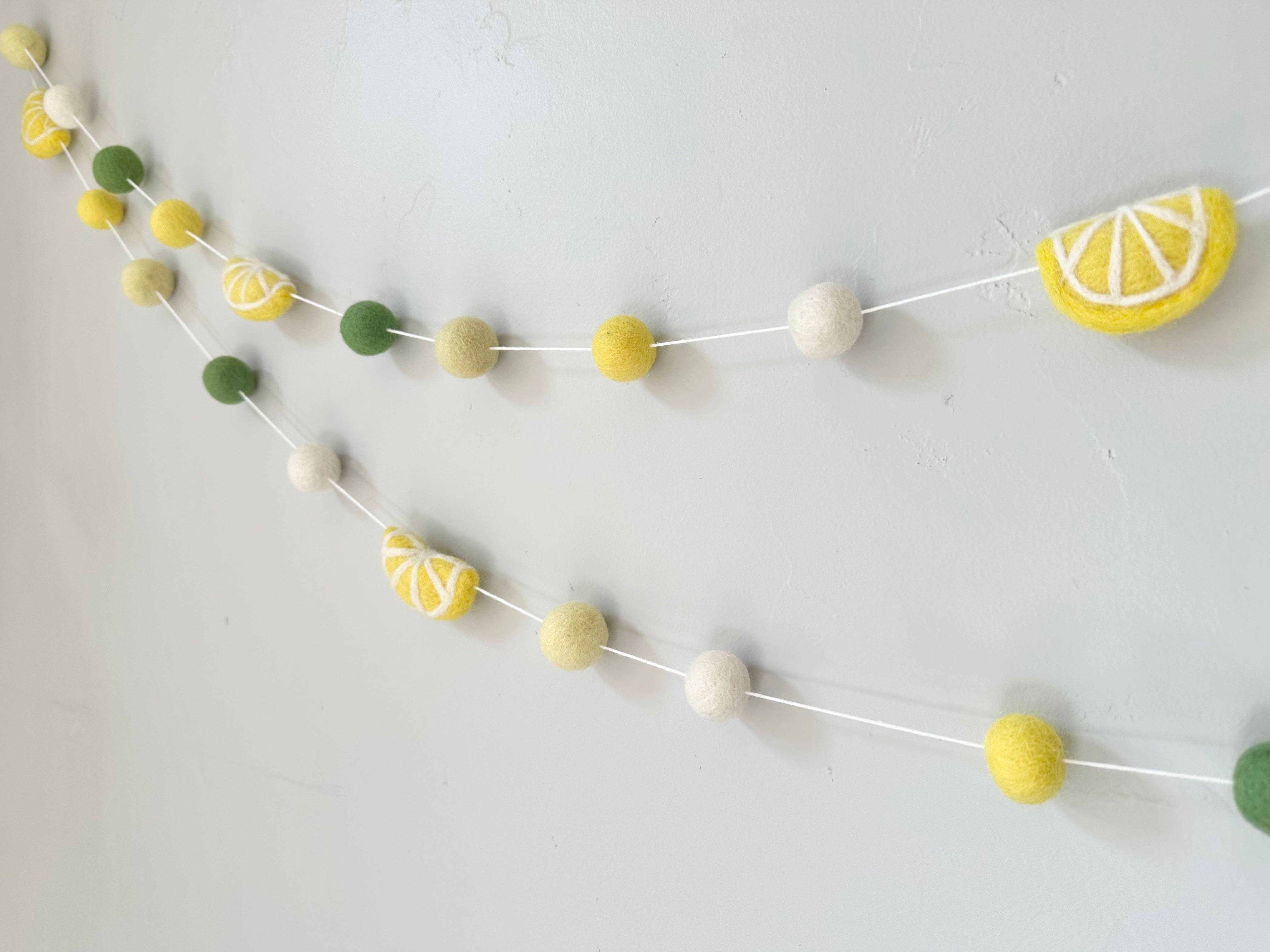 Wool Jamboree - Wholesale Bunting/Garland - Lemonade Garland7