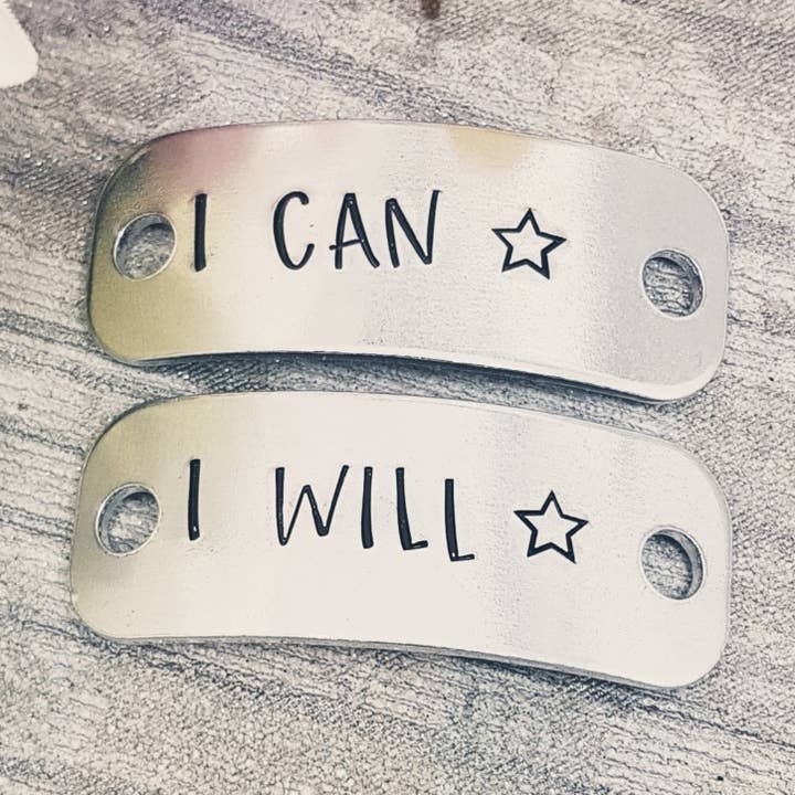 I Can & I Will - Trainer Tags for wholesale by The Trinket Box