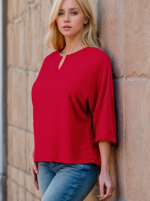 T8222 PLUS - MAGLIETTA per la vendita all'ingrosso da parte di Blumin Apparel