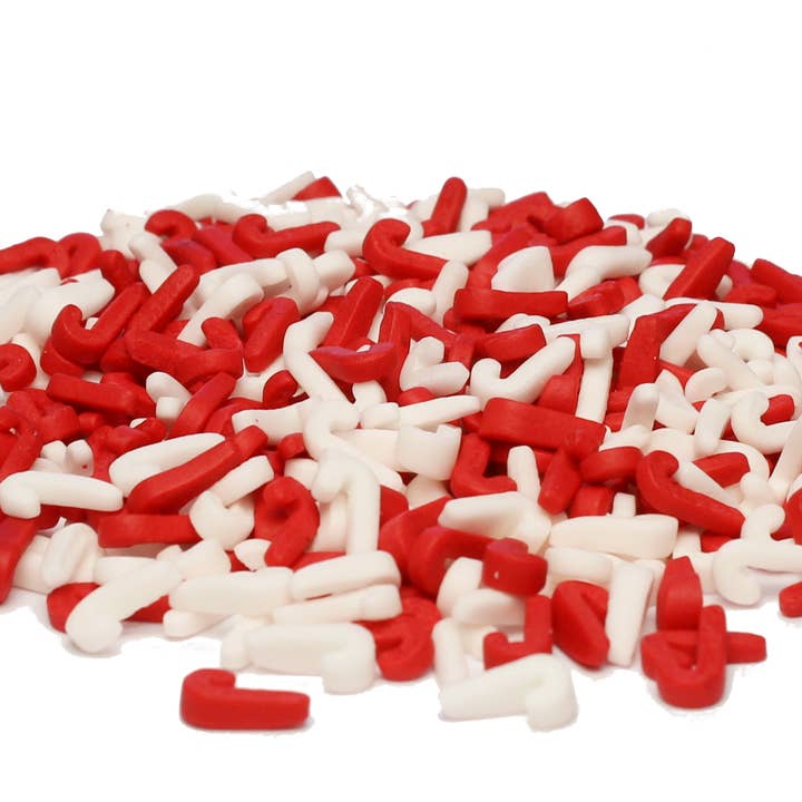 Pepper Creek Farms – Engroshandel Drys – Rød og hvid Candy Cane drysser 4.2 Oz.