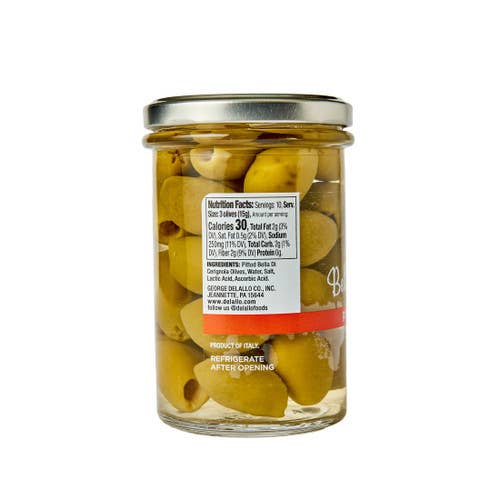 Delallo - Wholesale Olives - Bella di Cerignola Olives (Pitted)2
