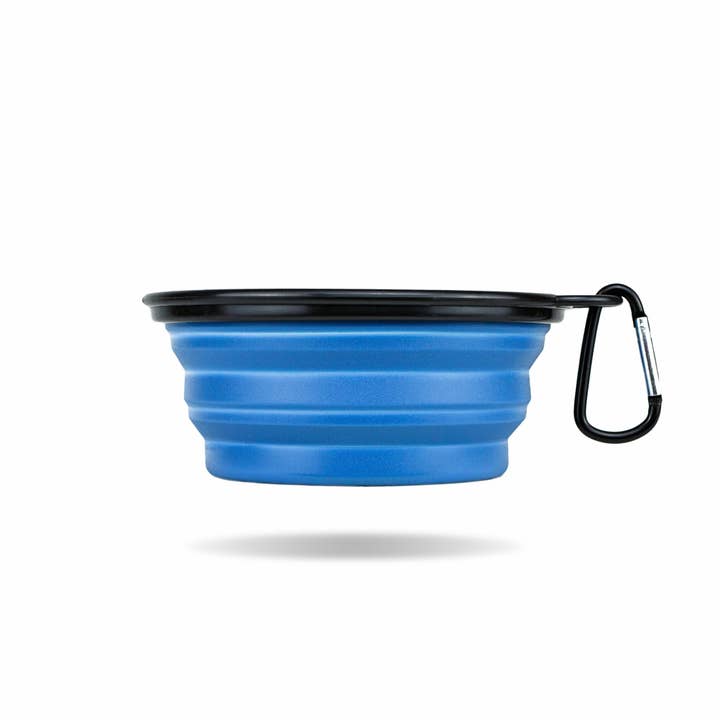 Deep Sea 12oz Collapsible Dog Bowl for wholesale by Bindle Bottle