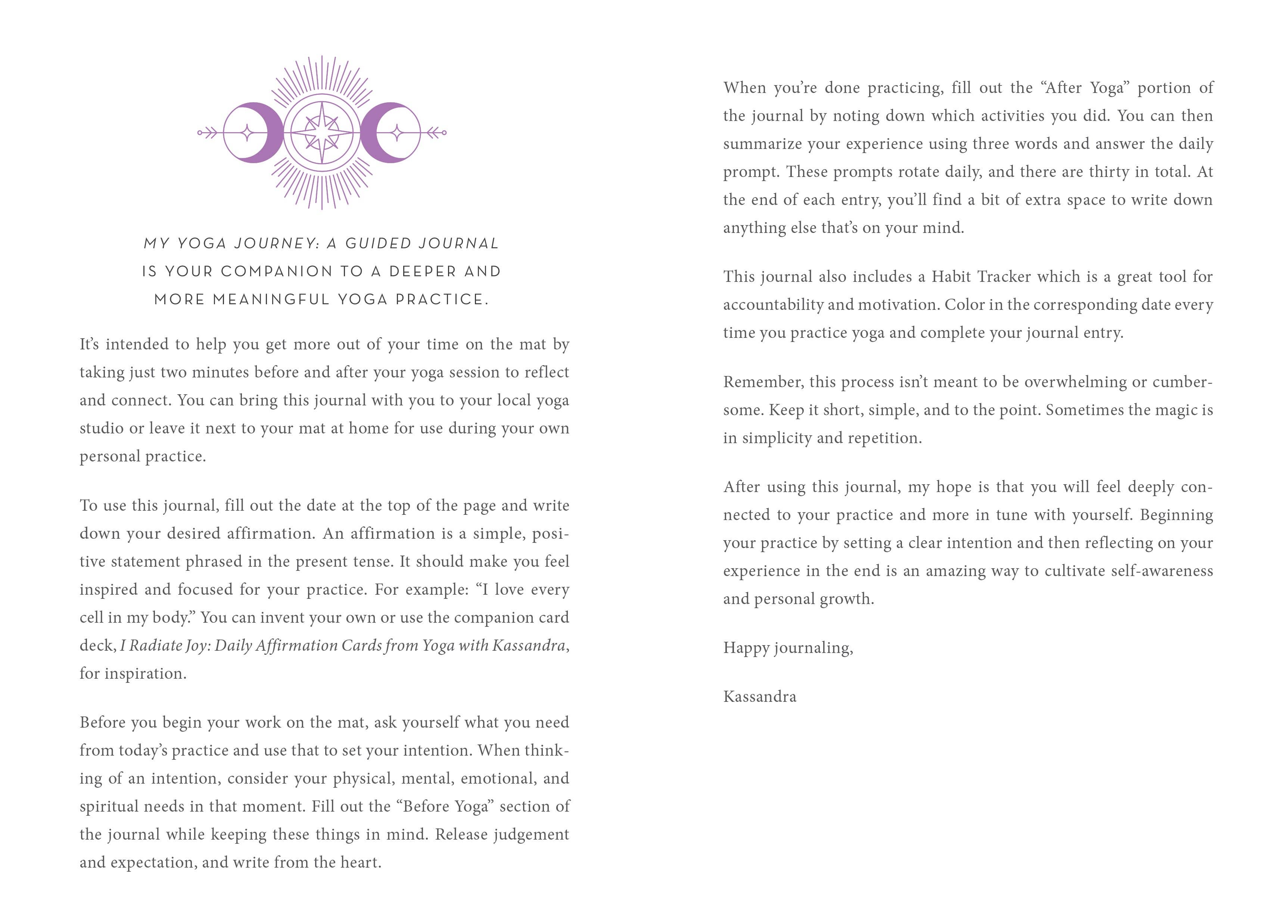 Insight Editions - #1 Pop Culture Publisher - Wholesale Journal/Diary - My Yoga Journey (Guided Journal)1