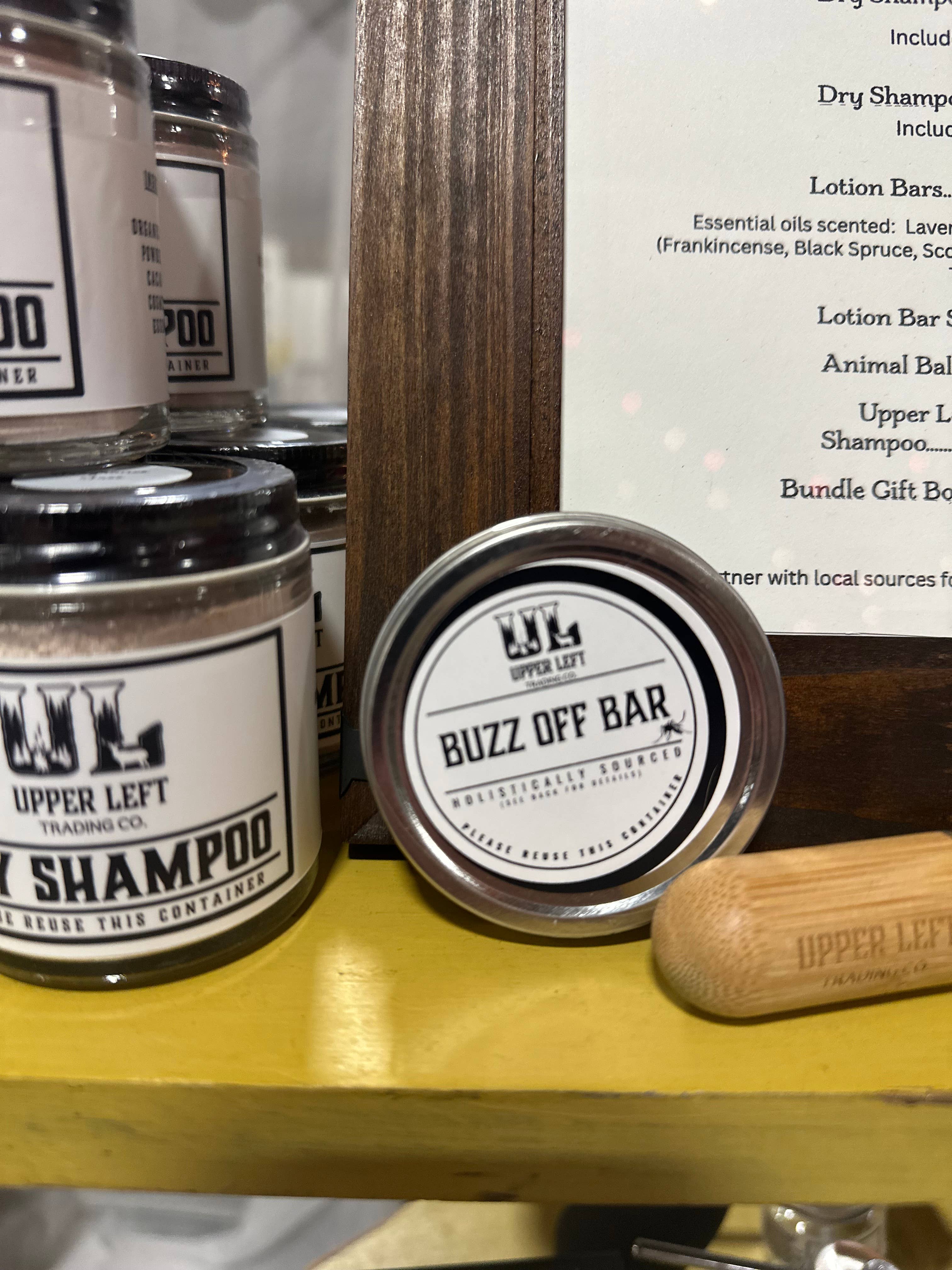 Upper Left Trading Co. - Wholesale Insect Repellent - Buzz Off Bar, 25g Resuable Container 1