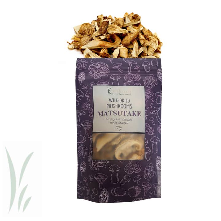 Dried Wild Matsutake Mushrooms / 20 g. for wholesale by Mikuni Wild Harvest USA