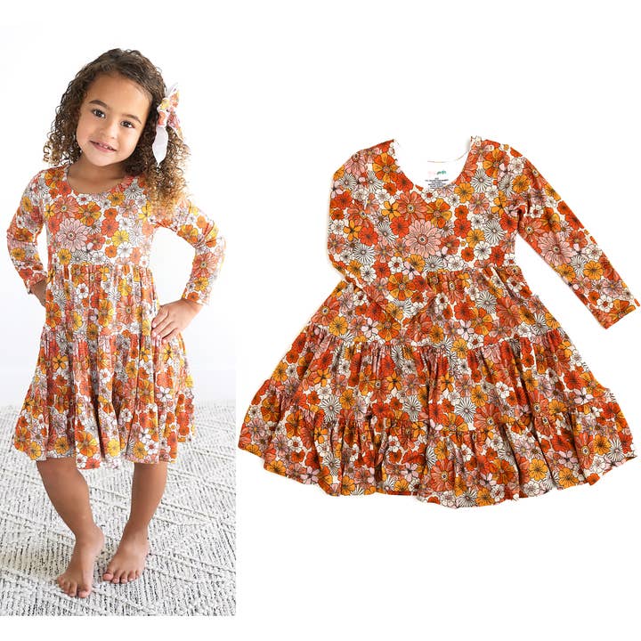 Louisa Swing Dress Bamboo Girl Clothing for wholesale by Gigi and Max