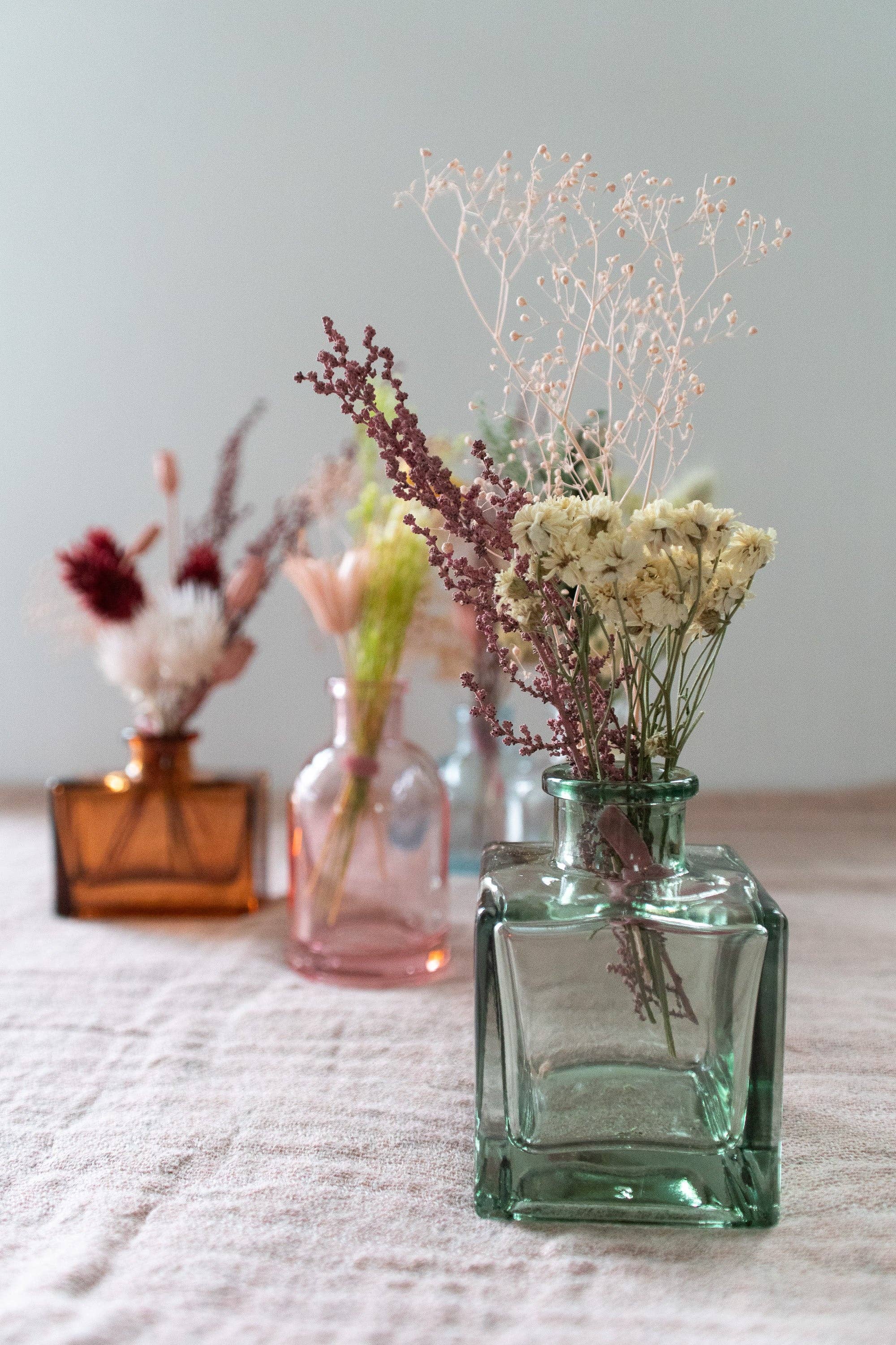 Gather Goods Co - Cards, Coasters, Tea Towels, Art, Mugs - Wholesale Dried/Pressed Flowers - Micro Dried Flower Arrangement in A Glass Bud Vase14