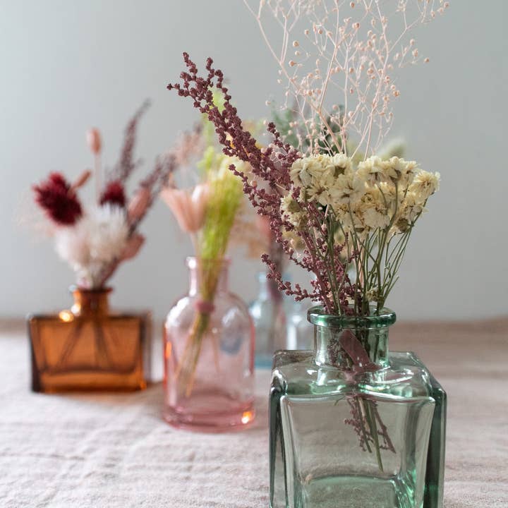 Gather Goods Co - Cards, Coasters, Tea Towels, Art, Mugs - Wholesale Dried/Pressed Flowers - Micro Dried Flower Arrangement in A Glass Bud Vase14