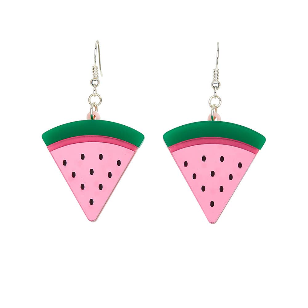 Watermelon Dangly Earrings for wholesale by Little Moose