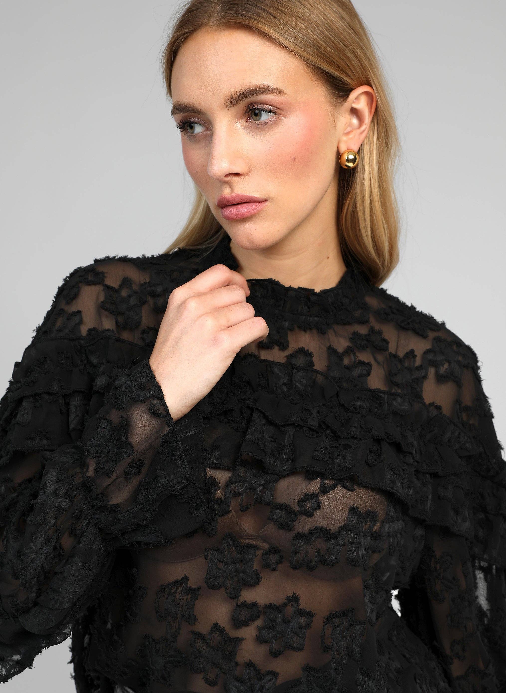 An'ge - Vente Chemisier – femme - BLOUSE SOELY noir0