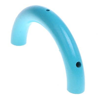 Demi arc en bois percé pour mobile, hochet bébé pour la vente par Kids and Crea