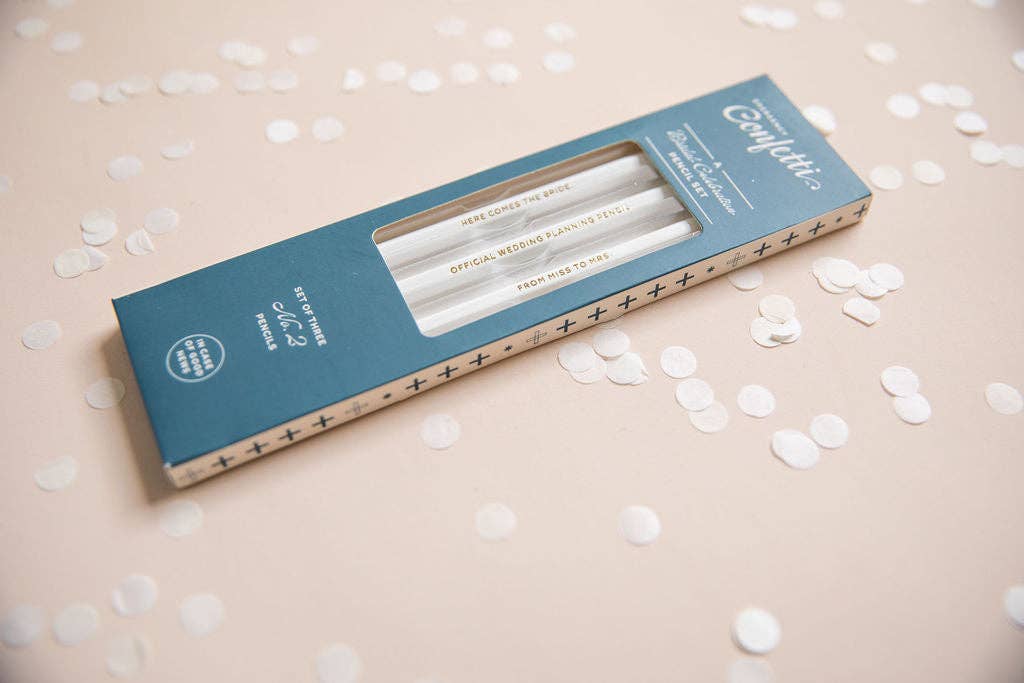 Emergency Confetti - Wholesale Pencil - Bridal Celebration Pencils4