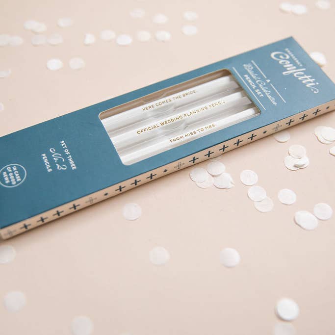 Emergency Confetti - Wholesale Pencil - Bridal Celebration Pencils4
