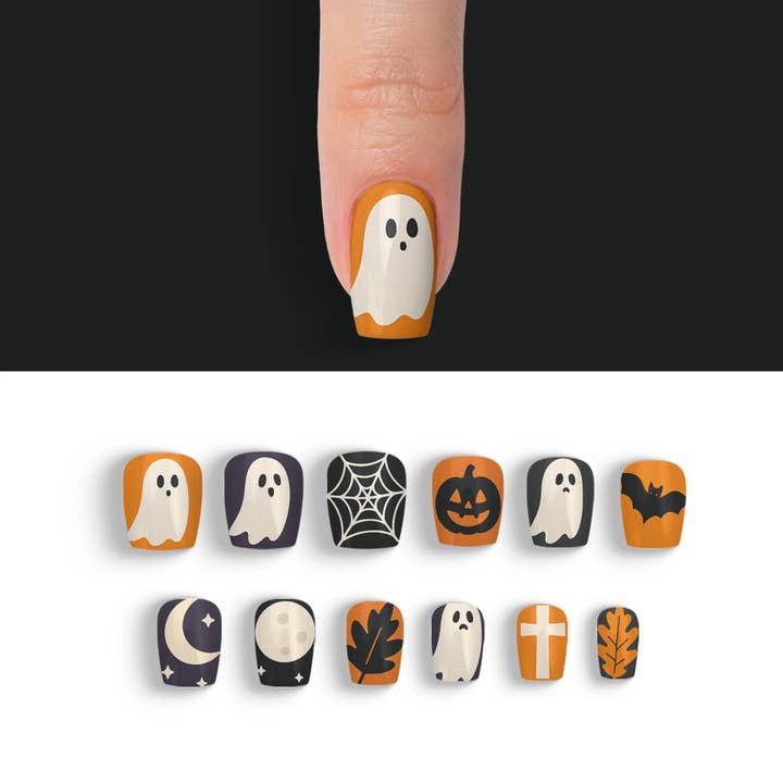 FYNE BODY - Wholesale Press-on/fake nails - Ghoul Glow Ghostly Glam Press-On Nails82