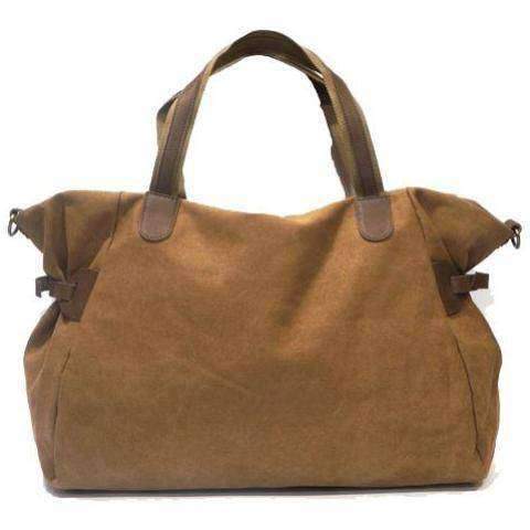 ZEDE PARIS - Wholesale Weekender Bag - Women's - SAINT-LAZARE - Weekend travel sports bag in canvas and leather31