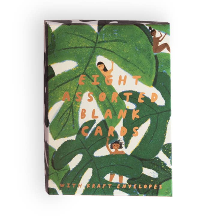 HOUSE PLANTS - Mini Card Set of 8 for wholesale by Carolyn Suzuki