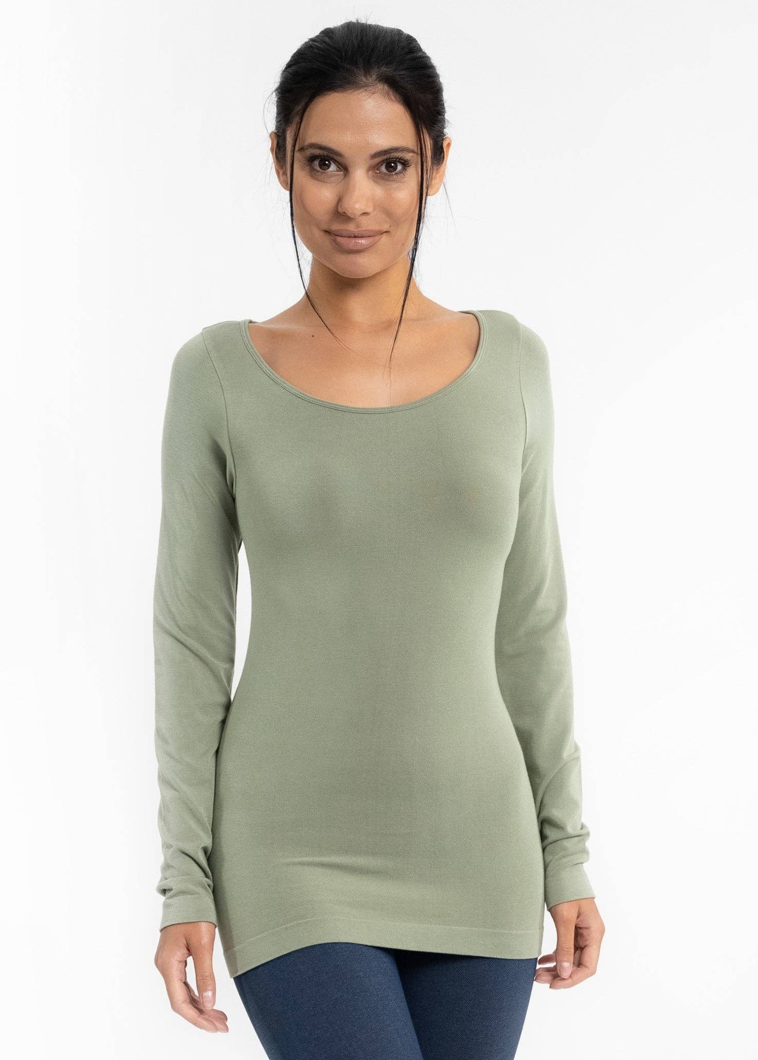 ELIETIAN - Vendita all'ingrosso Maglietta - Donna - Manica Lunga Reversibile7