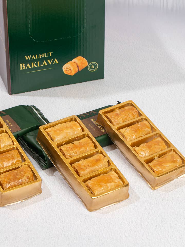 Baklava Walnut - Snacklava® | 20 Pack for wholesale by Dar Baklava, LLC