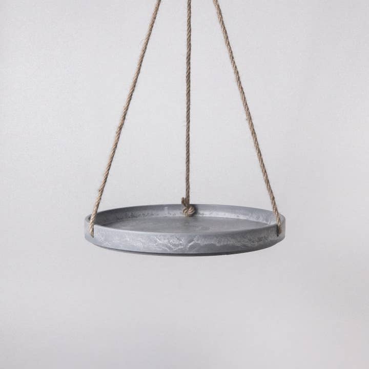 Kanso Designs - Wholesale Hanging Planter - 10" Signature Stone Hanging Tray