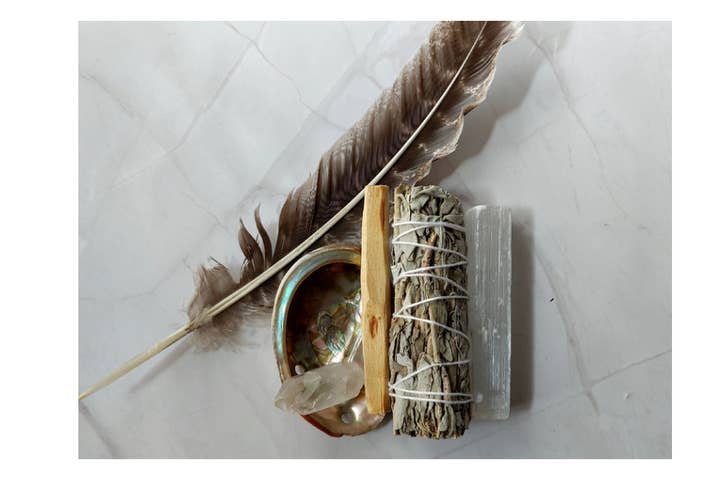 Simplybyelegance - Wholesale Sage Bundle - White Sage Energy Cleansing Kit, House Warming Gift