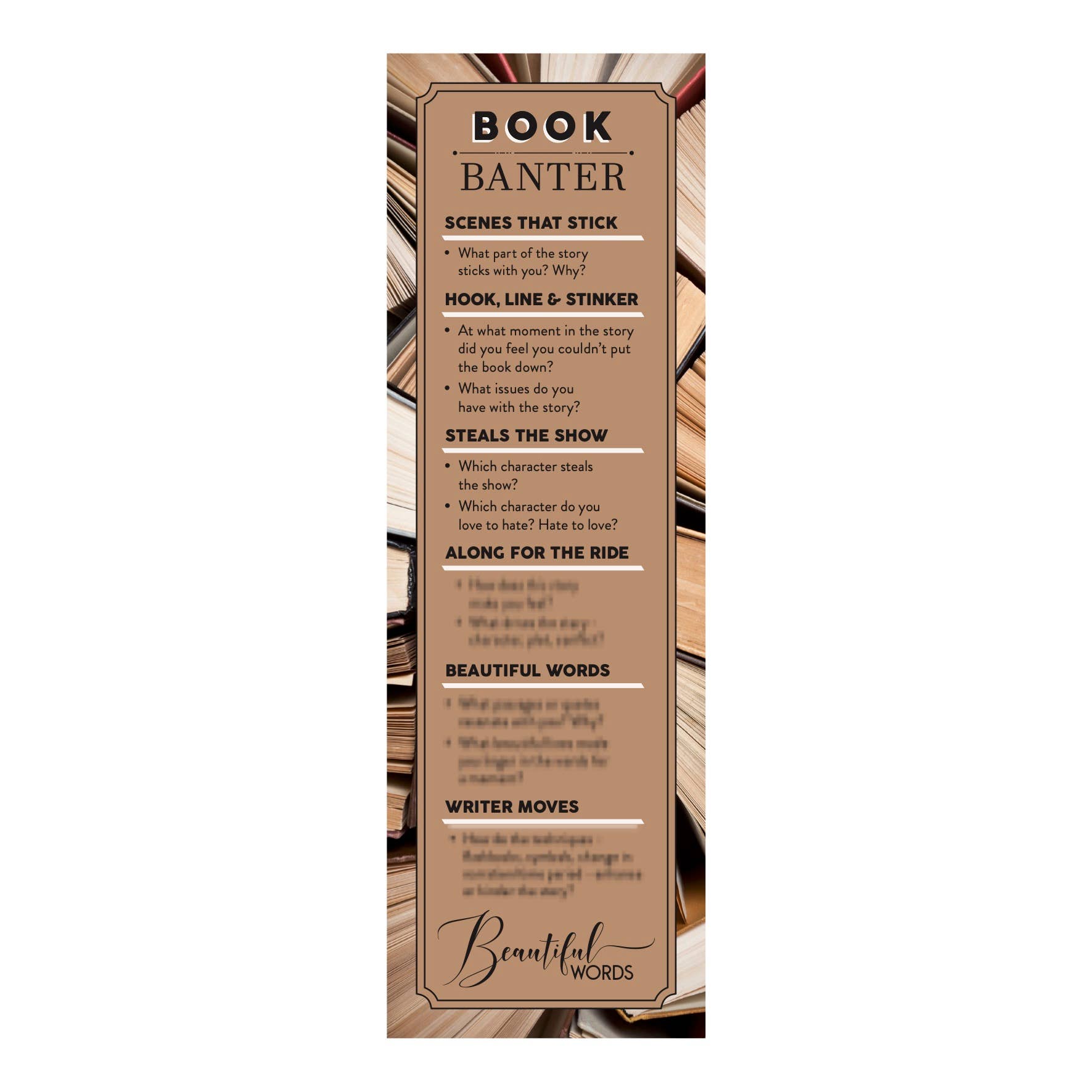 Beautiful Words - Wholesale Bookmark - Book Banter Bookmark9