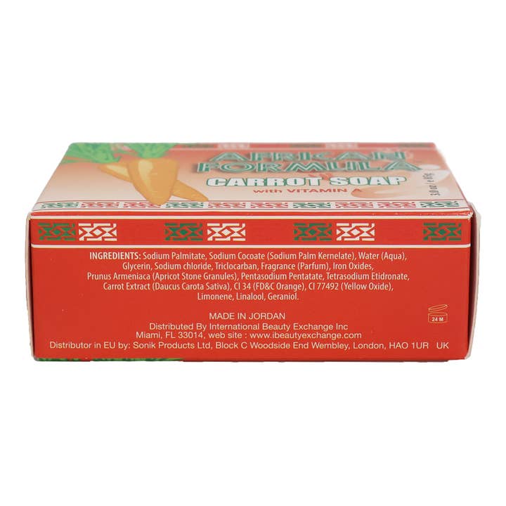 KT Supply - Wholesale Bar Soap - African Formula Soap Carrot, 3 Oz.1