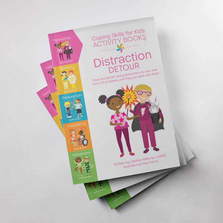 Coping Skills for Kids - Wholesale Book - Kids - Coping Skills for Kids Activity Books: Distraction Detour