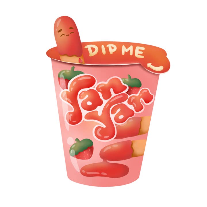 Yan Yan Sticker; Asian Snack Stickers; Asian Food Stickers for wholesale by DoodlesbyIndy