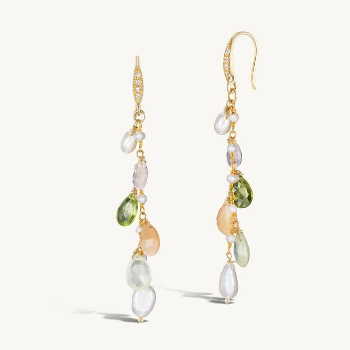 Isla Earrings 14k for wholesale by ALÉIR