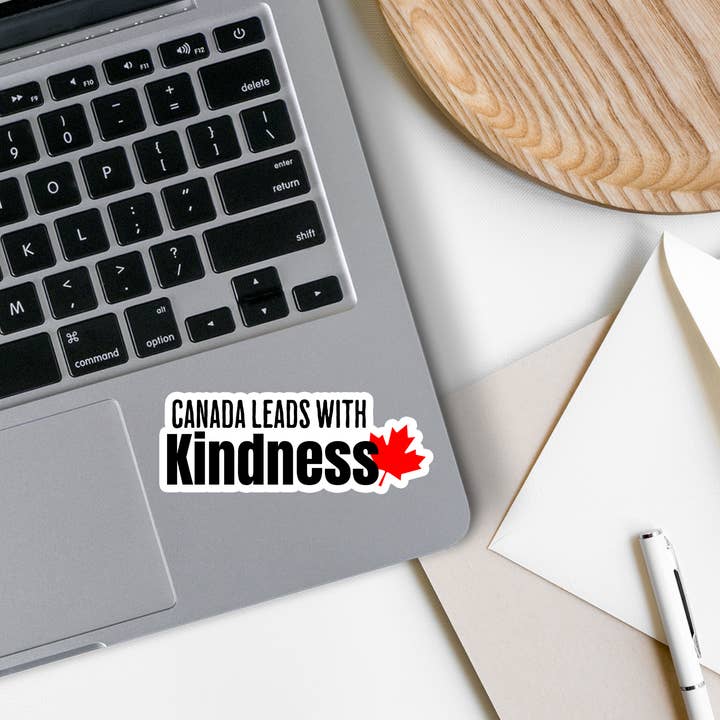 SlapPolitics - Wholesale Sticker - Canada Kindness | Politics | Waterproof Bumper Sticker