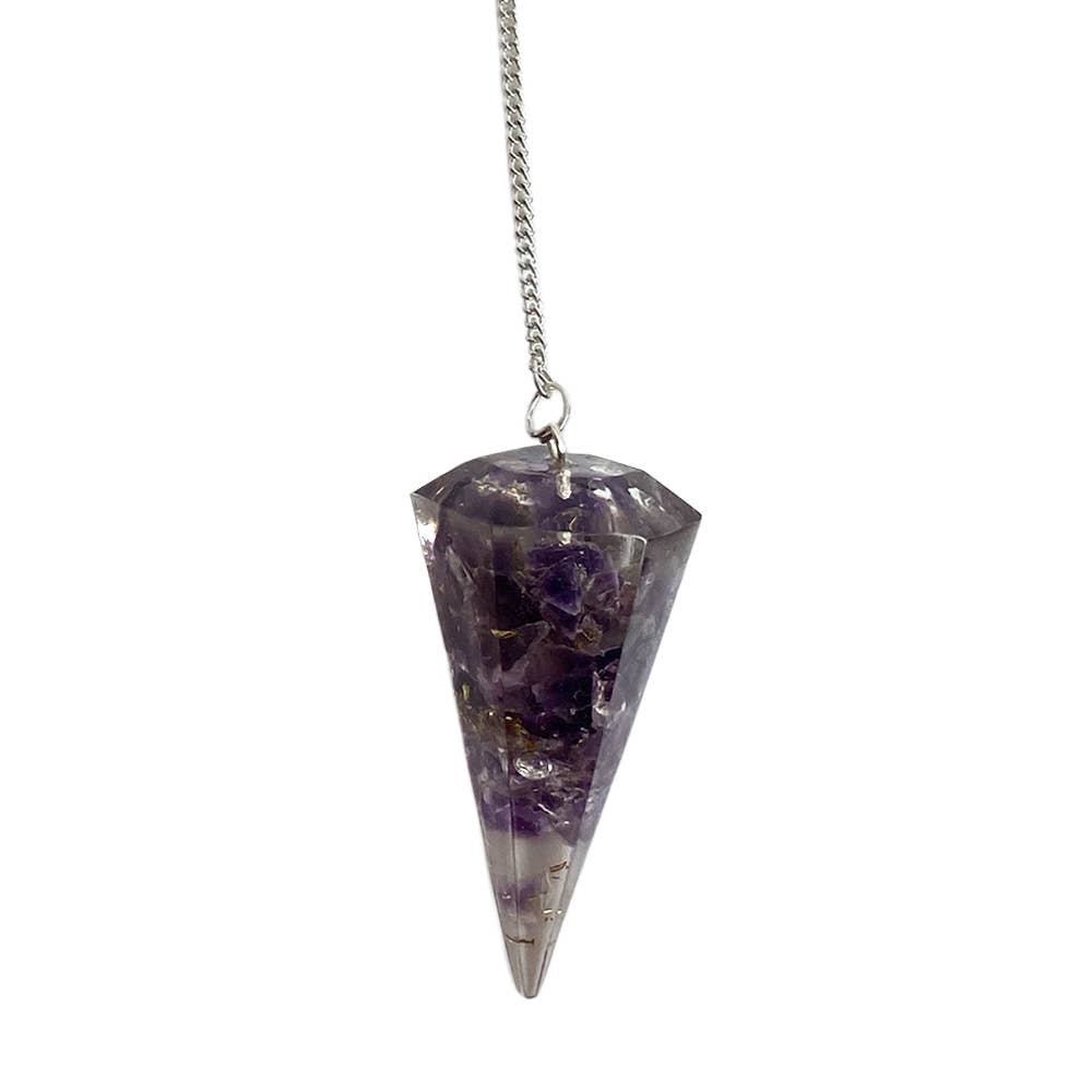VIE - Wholesale Meditation Supplies - Orgonite Pendulum with Chain2