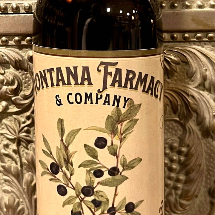 Huckleberry Dark Aged Balsamico 375 ML Montana Decadent voor wholesale door Montana Farmacy