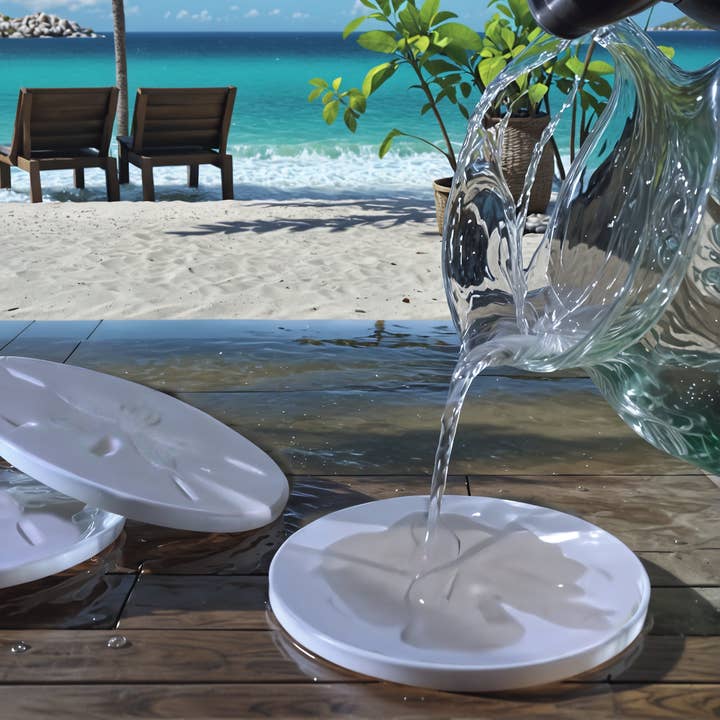 McCarter Coasters - Wholesale Coasters - Sand Dollar Drink Coasters5