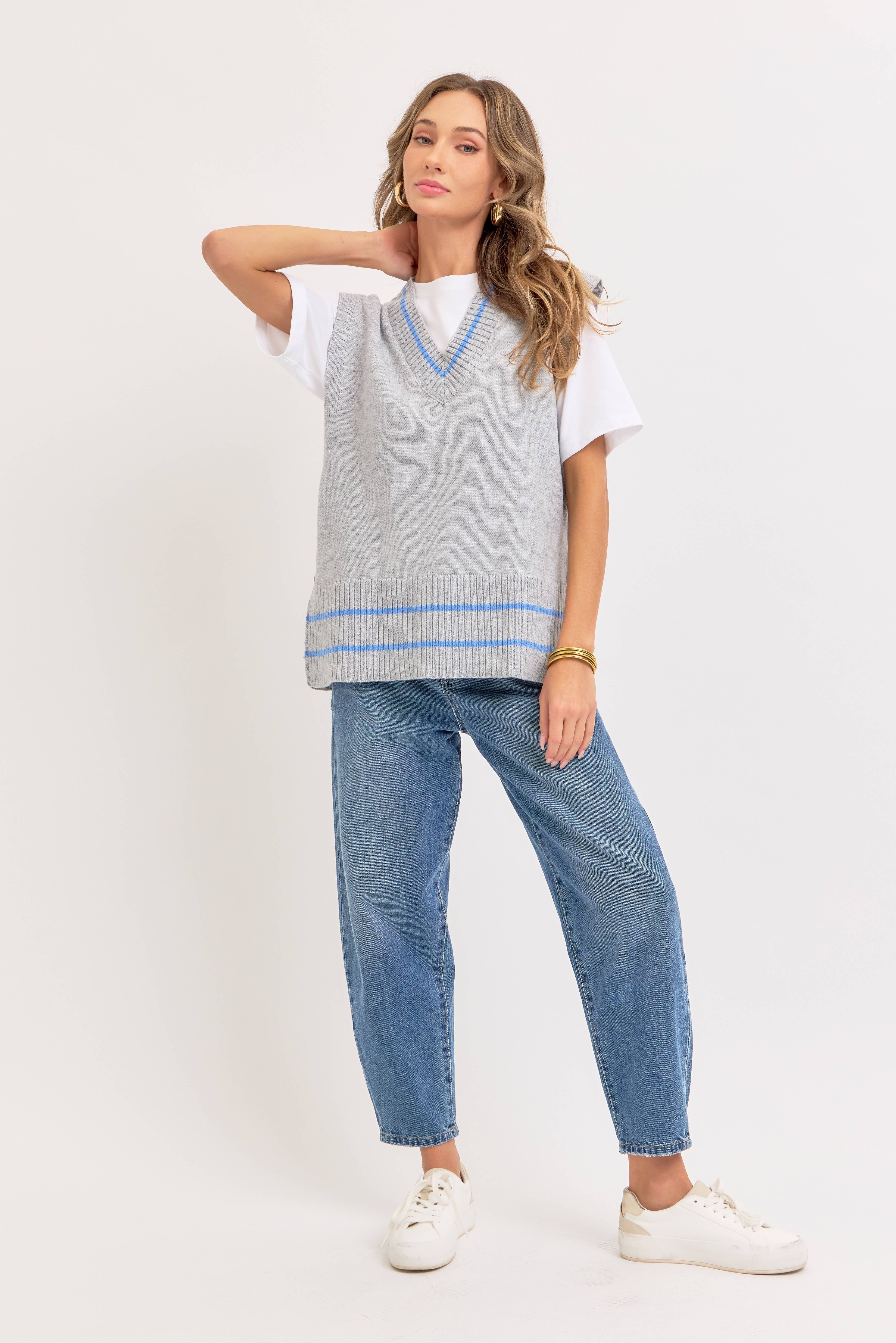 Sweet Lovely by Jen - Wholesale Knit Sweater - Women's - EFFORTLESSLY ESSENTIAL KNIT TOP/VEST20