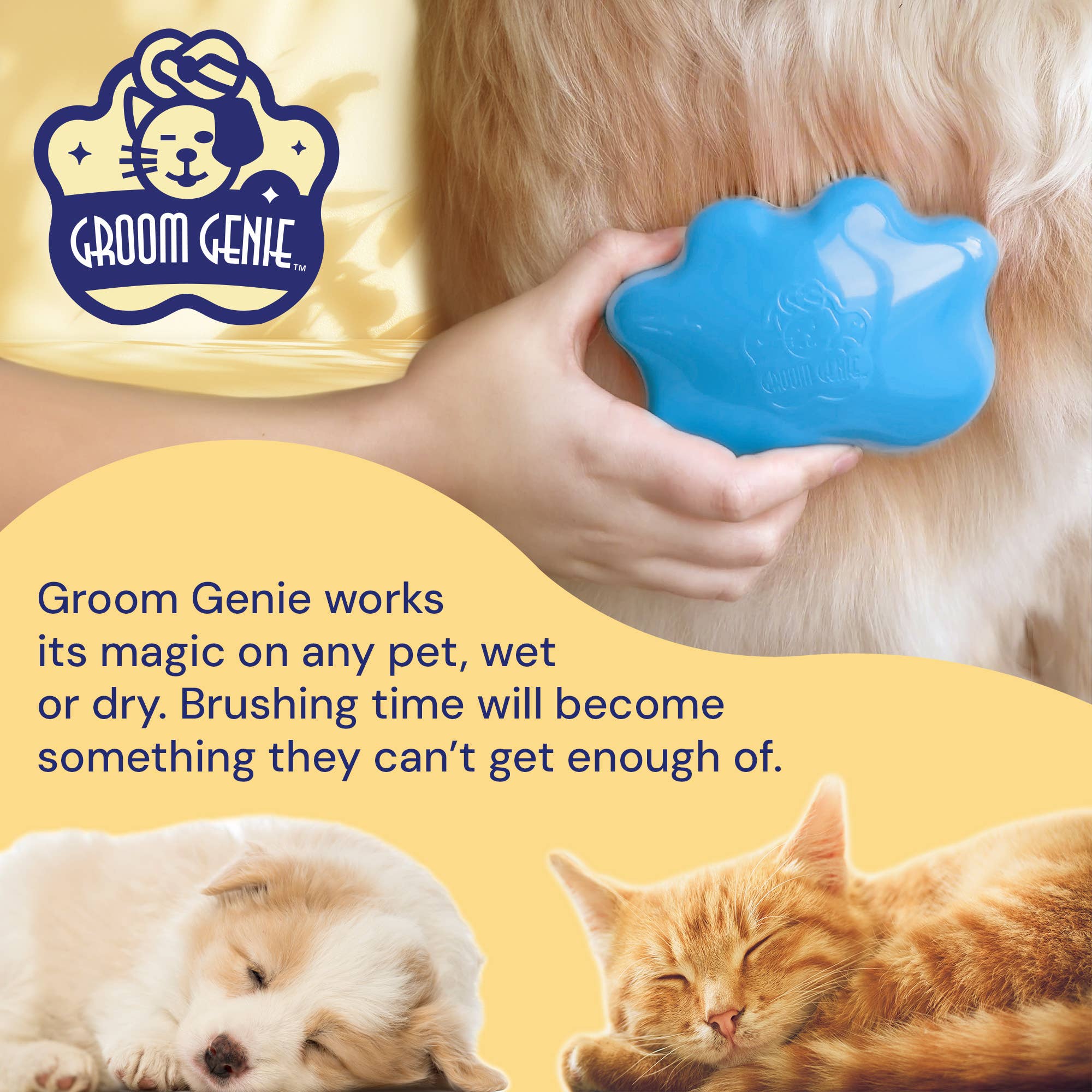 Groom Genie - Vendita all'ingrosso Spazzola - Cani e gatti - Groom Genie originale6