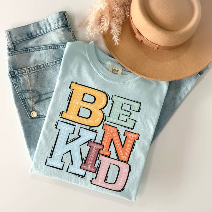 Boho Be Kind DTF-tryk for engroshandel hos Simple Tymes