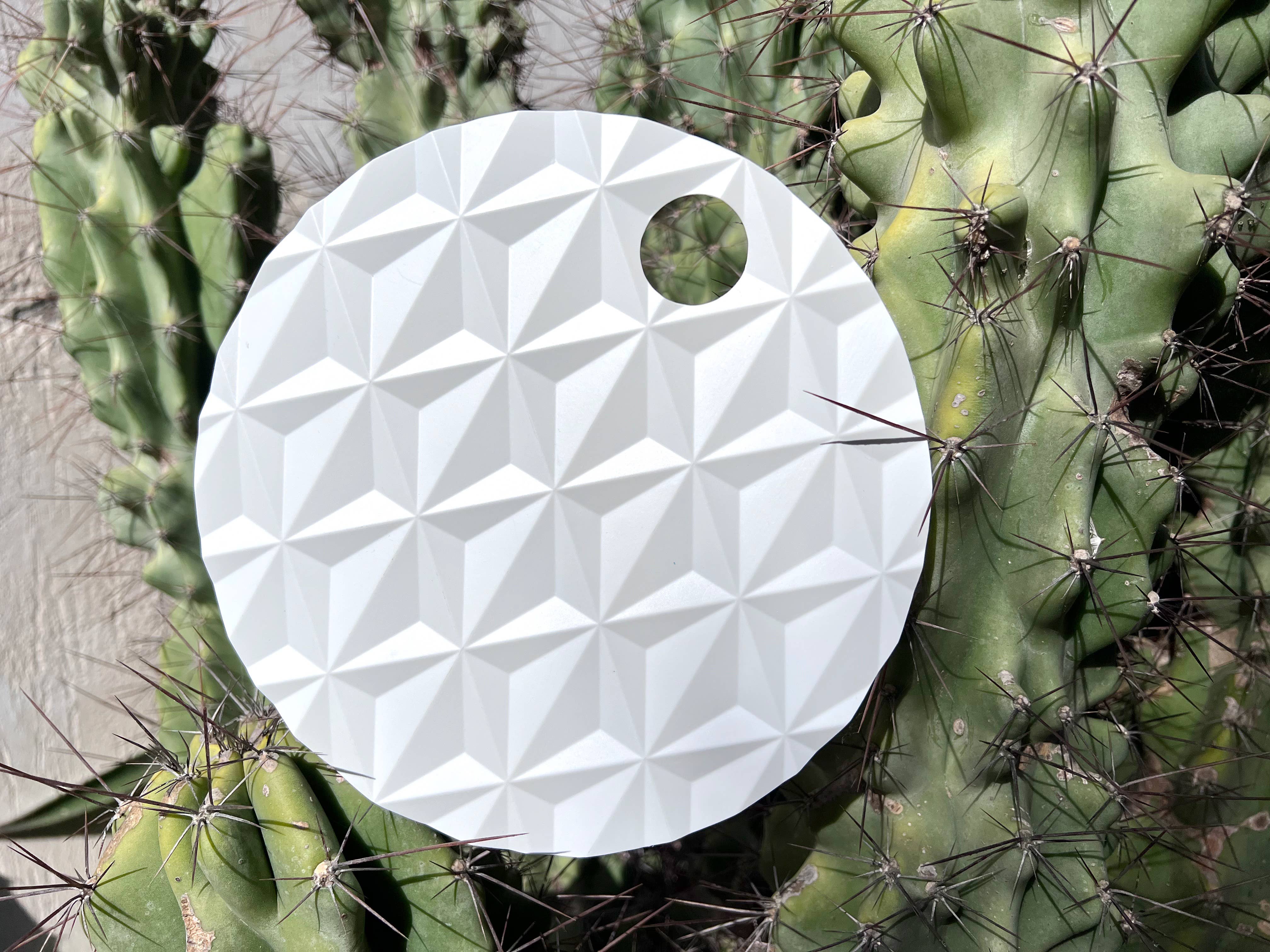 justfans - Vente Éventail - Éventails ronds à motifs tridimensionnels en plastique recyclé9