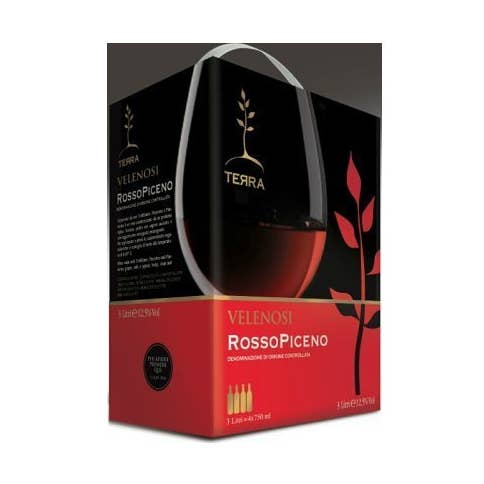 Rosso Piceno DOC Bag In Box 3 liters Venomous Winery for wholesale by Metina SAS
