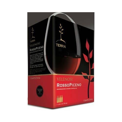 Rosso Piceno DOC Bag In Box 3 litri Cantina Velenosi per la vendita all'ingrosso da parte di Metina SAS
