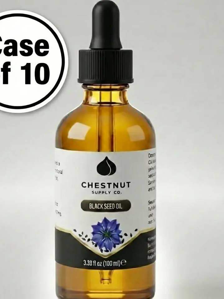 Pure Black Seed Oil 3.38 oz | 10 Case for wholesale by Chestnut Supply