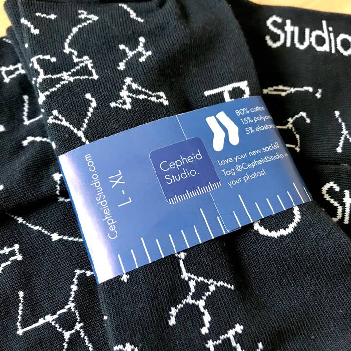 Cepheid Studio - Wholesale Socks - Unisex - Constellation socks1